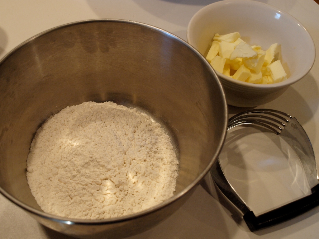 Pastry Blender, Butter, Flour